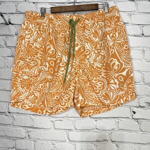 Tommy Bahama Relax Swim Trunks Mens Size L Floral Mesh Lined Board‎ Short 5.5"